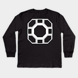 gmtrx lawal v2 skeletal truncated cuboctahedron, Kids Long Sleeve T-Shirt